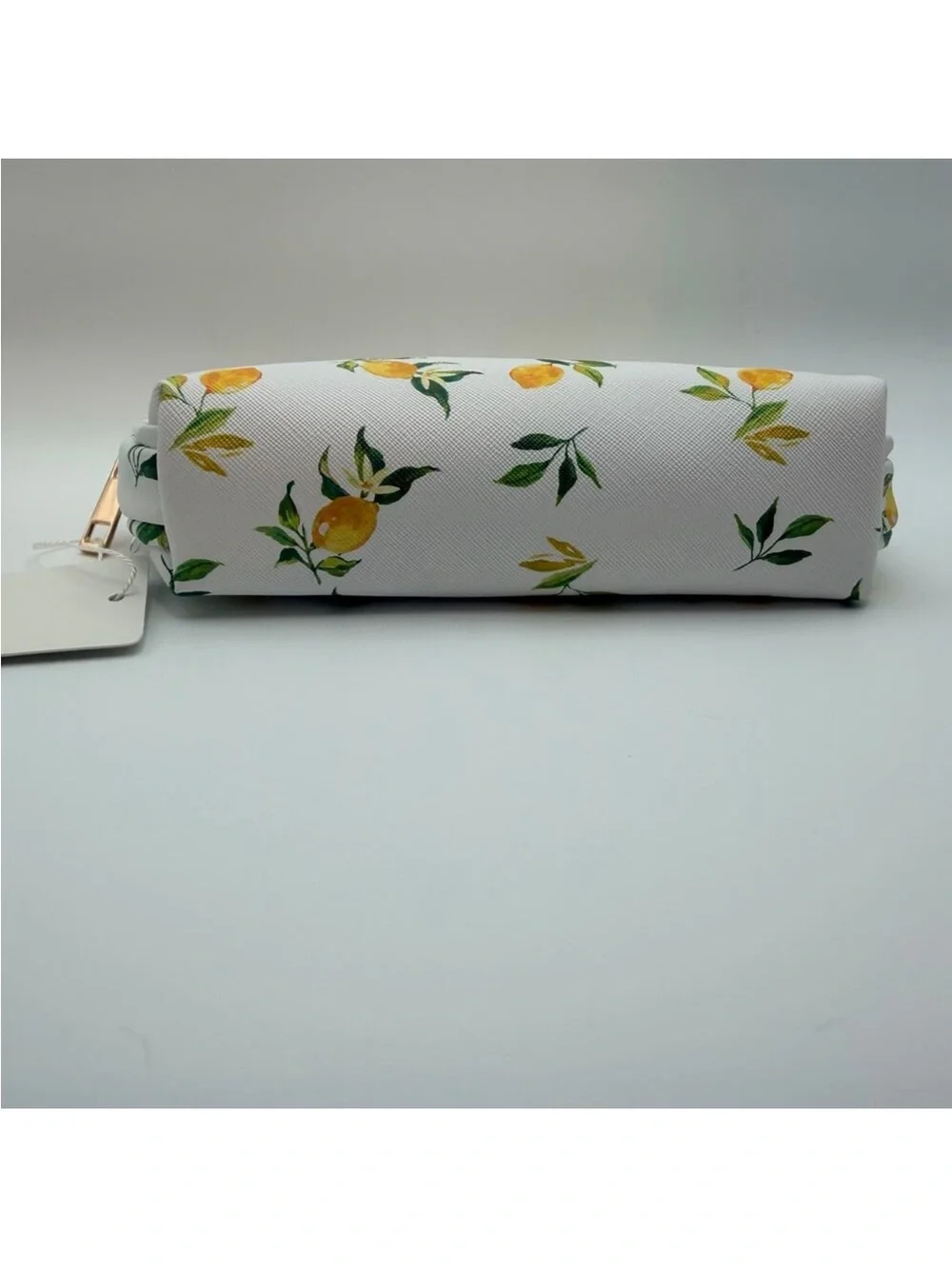 Blush Crush Lemon Print Cosmetic Makeup Bag Vegan Accessories NWT